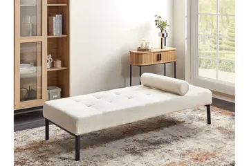 Hagerso Schäslong 178 cm - Svart/Vit - Möbler - Soffa - Dagbädd