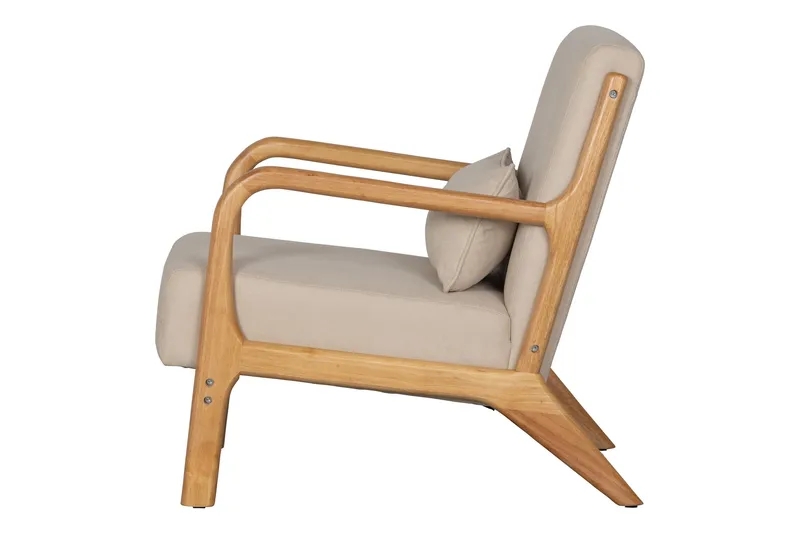 Highly Fåtölj i Tyg - Beige - Möbler - Fåtölj & stolar - Fåtölj