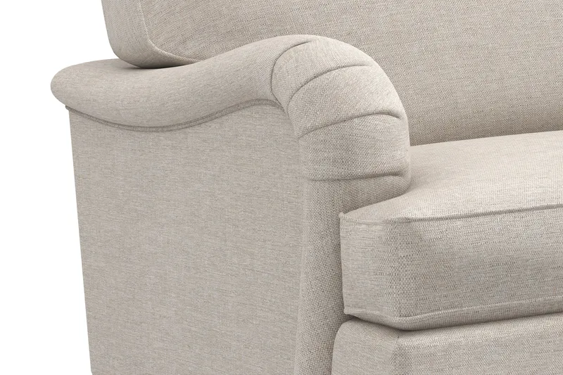 Howard Classic Fåtölj med Fotpall - Beige - Möbler - Fåtölj & stolar - Fåtölj - Fåtölj med fotpall