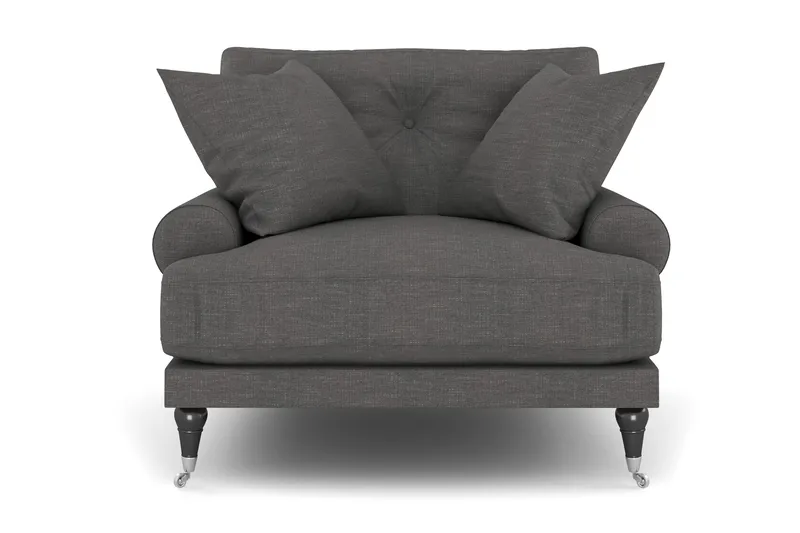 Andrew Fåtölj - Mörkgrå/Krom - Möbler - Fåtölj & stolar - Fåtölj - Howard fåtölj