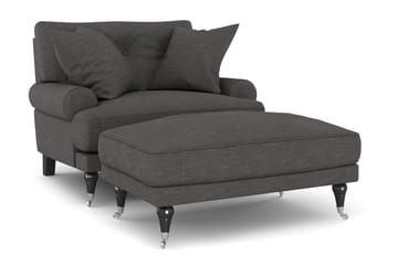 Krom ben - Mörkgrå