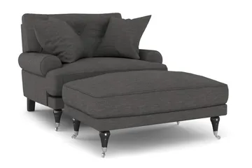 Krom ben - Mörkgrå