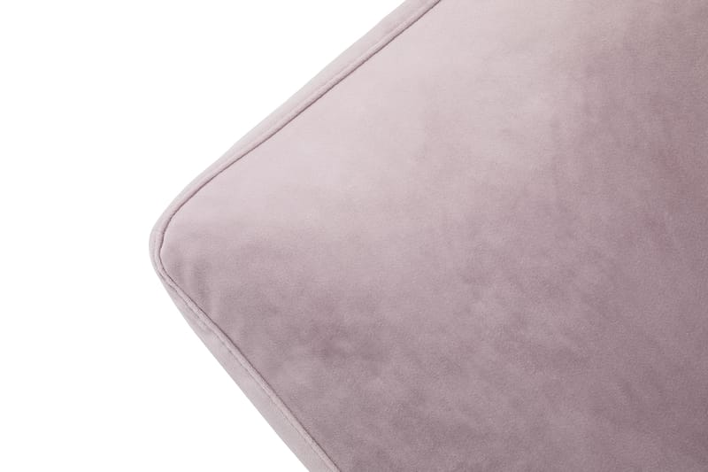 Andrew Fåtölj med Fotpall Sammet - Lila/Krom - Möbler - Fåtölj & stolar - Fåtölj - Sammetsfåtölj