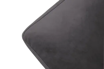 Andrew Fåtölj med Fotpall Sammet - Mörkgrå/Mässing - Möbler - Fåtölj & stolar - Fåtölj - Sammetsfåtölj