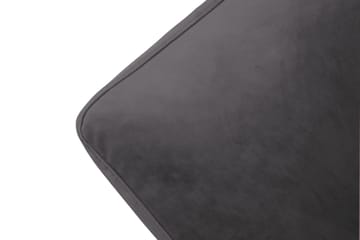 Andrew Fåtölj med Fotpall Sammet - Mörkgrå/Mässing - Möbler - Fåtölj & stolar - Fåtölj - Sammetsfåtölj