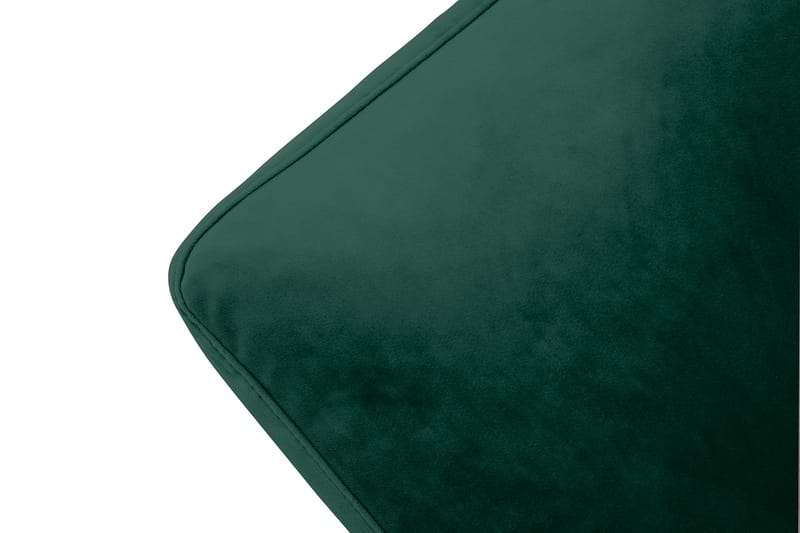 Andrew Fåtölj med Fotpall Sammet - Mörkgrön/Krom - Möbler - Fåtölj & stolar - Fåtölj - Sammetsfåtölj