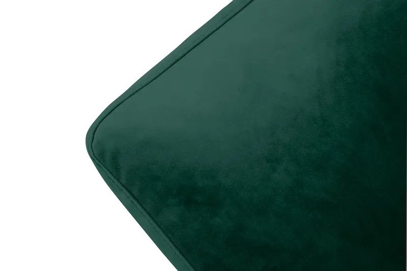 Andrew Fåtölj med Fotpall Sammet - Mörkgrön/Mässing - Möbler - Fåtölj & stolar - Fåtölj - Sammetsfåtölj