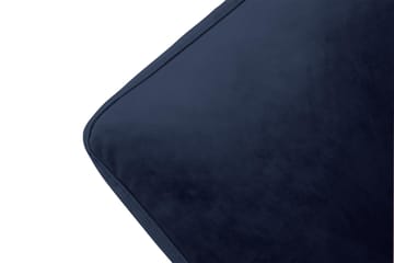 Andrew Fåtölj med Fotpall Sammet - Midnattsblå/Mässing - Möbler - Fåtölj & stolar - Fåtölj - Sammetsfåtölj