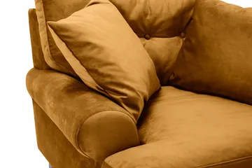 Andrew Sammetsfåtölj - Amber/Mässing - Möbler - Fåtölj & stolar - Fåtölj - Sammetsfåtölj