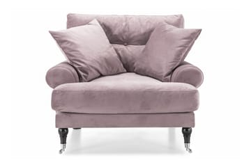 Andrew Sammetsfåtölj - Lila/Krom - Möbler - Fåtölj & stolar - Fåtölj - Sammetsfåtölj