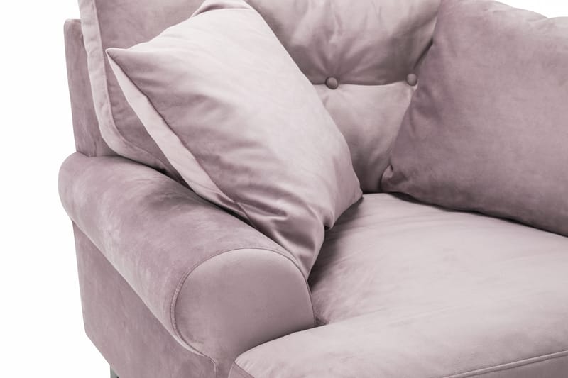 Andrew Sammetsfåtölj - Lila/Krom - Möbler - Fåtölj & stolar - Fåtölj - Sammetsfåtölj