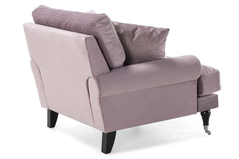 Andrew Sammetsfåtölj - Lila/Krom - Möbler - Fåtölj & stolar - Fåtölj - Sammetsfåtölj