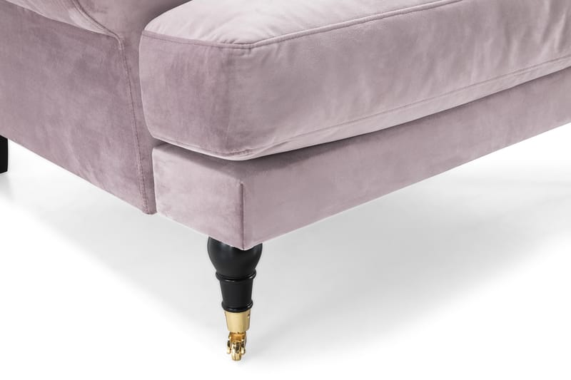 Andrew Sammetsfåtölj - Lila/Mässing - Möbler - Fåtölj & stolar - Fåtölj - Sammetsfåtölj