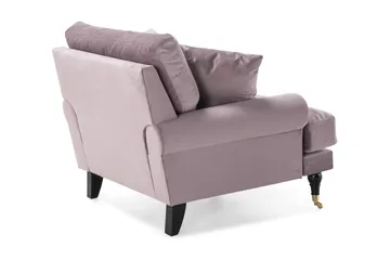 Andrew Sammetsfåtölj - Lila/Mässing - Möbler - Fåtölj & stolar - Fåtölj - Sammetsfåtölj