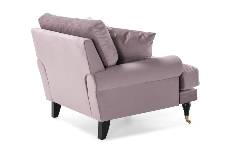 Andrew Sammetsfåtölj - Lila/Mässing - Möbler - Fåtölj & stolar - Fåtölj - Sammetsfåtölj