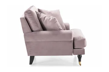 Andrew Sammetsfåtölj - Lila/Mässing - Möbler - Fåtölj & stolar - Fåtölj - Sammetsfåtölj