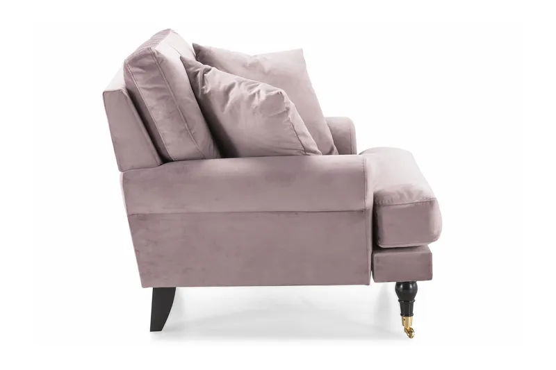 Andrew Sammetsfåtölj - Lila/Mässing - Möbler - Fåtölj & stolar - Fåtölj - Sammetsfåtölj