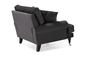 Andrew Sammetsfåtölj - Mörkgrå/Krom - Möbler - Fåtölj & stolar - Fåtölj - Sammetsfåtölj