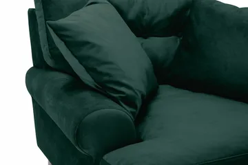 Andrew Sammetsfåtölj - Mörkgrön/Mässing - Möbler - Fåtölj & stolar - Fåtölj - Sammetsfåtölj