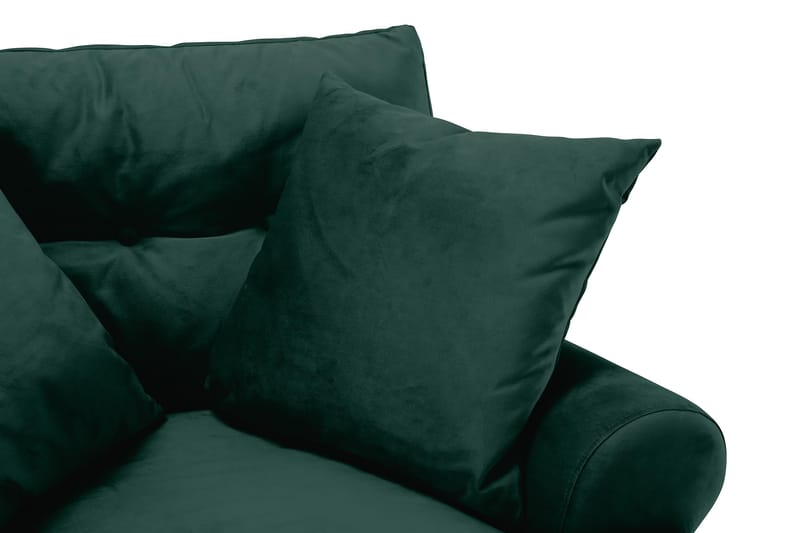 Andrew Sammetsfåtölj - Mörkgrön/Mässing - Möbler - Fåtölj & stolar - Fåtölj - Sammetsfåtölj