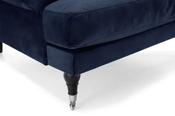 Andrew Sammetsfåtölj - Midnattsblå/Krom - Möbler - Fåtölj & stolar - Fåtölj - Sammetsfåtölj