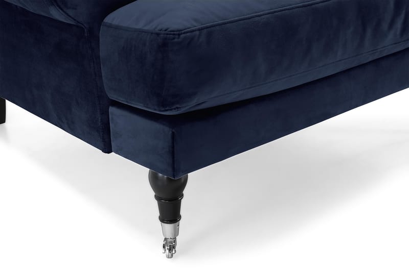 Andrew Sammetsfåtölj - Midnattsblå/Krom - Möbler - Fåtölj & stolar - Fåtölj - Sammetsfåtölj