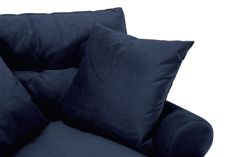 Andrew Sammetsfåtölj - Midnattsblå/Krom - Möbler - Fåtölj & stolar - Fåtölj - Sammetsfåtölj