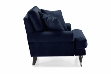 Andrew Sammetsfåtölj - Midnattsblå/Krom - Möbler - Fåtölj & stolar - Fåtölj - Sammetsfåtölj