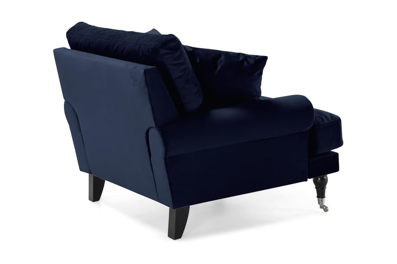 Andrew Sammetsfåtölj - Midnattsblå/Krom - Möbler - Fåtölj & stolar - Fåtölj - Sammetsfåtölj