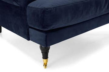 Andrew Sammetsfåtölj - Midnattsblå/Mässing - Möbler - Fåtölj & stolar - Fåtölj - Sammetsfåtölj