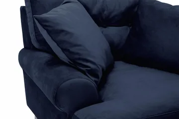 Andrew Sammetsfåtölj - Midnattsblå/Mässing - Möbler - Fåtölj & stolar - Fåtölj - Sammetsfåtölj