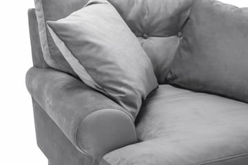 Andrew Sammetsfåtölj - Silvergrå/Mässing - Möbler - Fåtölj & stolar - Fåtölj - Sammetsfåtölj