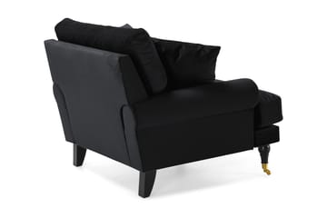 Andrew Sammetsfåtölj - Svart/Mässing - Möbler - Fåtölj & stolar - Fåtölj - Sammetsfåtölj