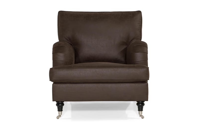 Fåtölj Oxford Classic Konstläder - Vintage Brun - Möbler - Fåtölj & stolar - Fåtölj - Howard fåtölj
