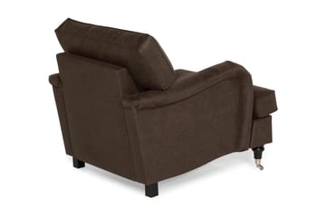 Fåtölj Oxford Classic Konstläder - Vintage Brun - Möbler - Fåtölj & stolar - Fåtölj - Howard fåtölj
