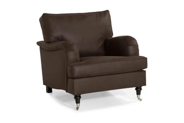 Fåtölj Oxford Classic Konstläder - Vintage Brun - Möbler - Fåtölj & stolar - Fåtölj - Howard fåtölj