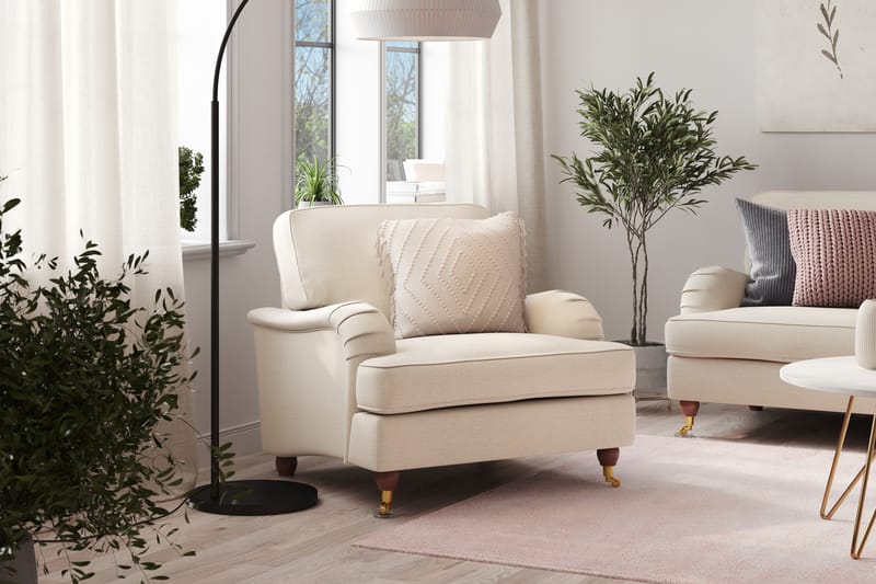 Fåtölj Oxford Lyx - Beige - Möbler - Fåtölj & stolar - Fåtölj - Howard fåtölj