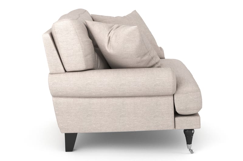 Fåtölj Webber - Beige|Krom - Möbler - Fåtölj & stolar - Fåtölj - Howard fåtölj