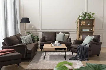 Howard Classic Fåtölj Konstläder - Vintage Brun - Möbler - Fåtölj & stolar - Fåtölj - Howard fåtölj