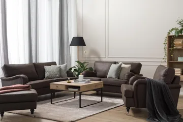 Howard Classic Fåtölj Konstläder - Vintage Brun - Möbler - Fåtölj & stolar - Fåtölj - Howard fåtölj