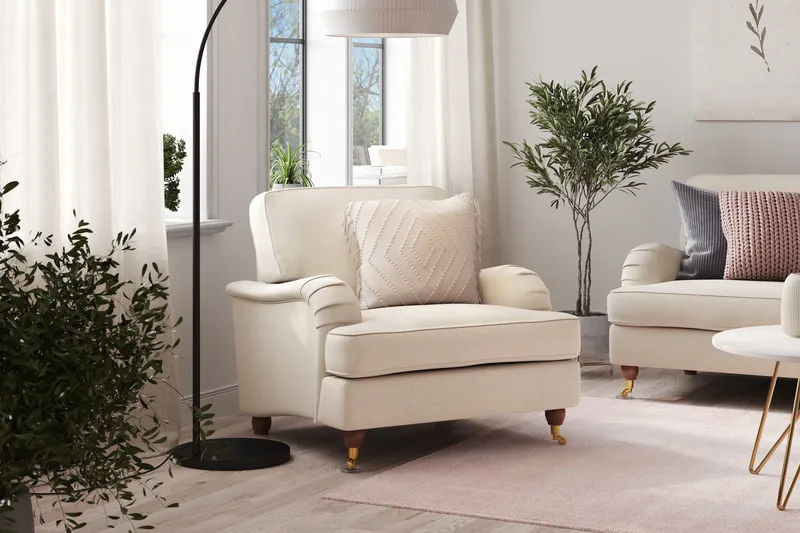 Howard Lyx Fåtölj 92 cm - Beige - Möbler - Fåtölj & stolar - Fåtölj - Howard fåtölj