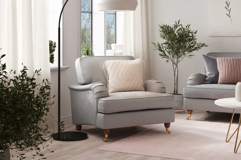 Howard Lyx Fåtölj - Grå - Möbler - Fåtölj & stolar - Fåtölj - Howard fåtölj