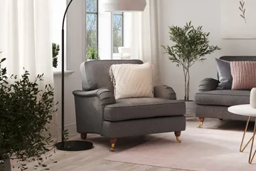 Howard Lyx Fåtölj - Mörkgrå - Möbler - Fåtölj & stolar - Fåtölj - Howard fåtölj