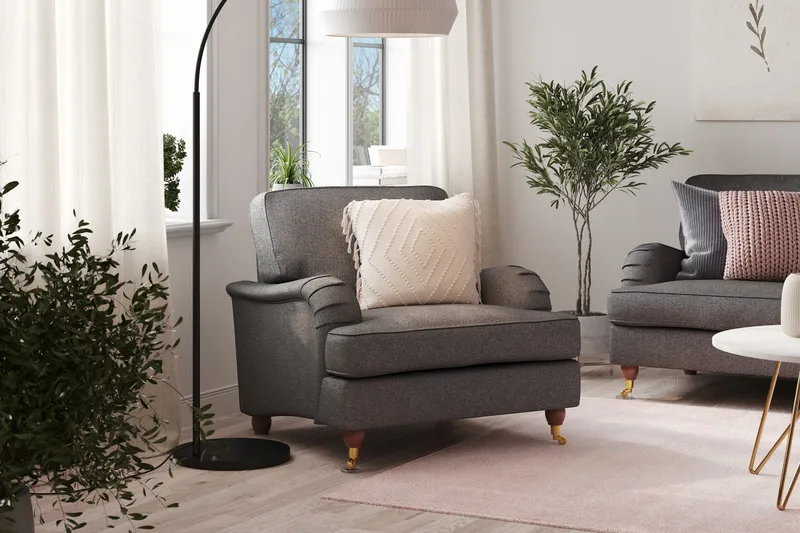 Howard Lyx Fåtölj - Mörkgrå - Möbler - Fåtölj & stolar - Fåtölj - Howard fåtölj