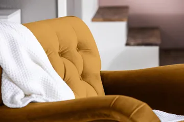 Howard Riviera Fåtölj med Fotpall - Amber - Möbler - Fåtölj & stolar - Fåtölj - Howard fåtölj