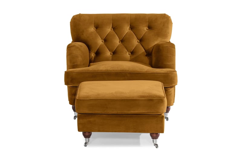 Howard Riviera Fåtölj med Fotpall - Amber - Möbler - Fåtölj & stolar - Fåtölj - Howard fåtölj