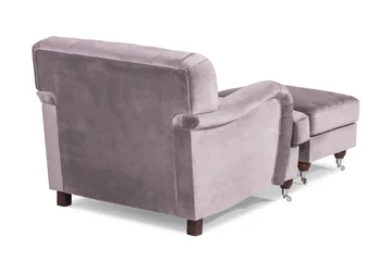 Howard Riviera Fåtölj med Fotpall - Lila - Möbler - Fåtölj & stolar - Fåtölj - Howard fåtölj