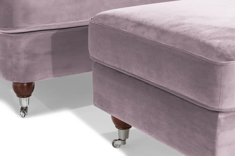 Howard Riviera Fåtölj med Fotpall - Lila - Möbler - Fåtölj & stolar - Fåtölj - Howard fåtölj