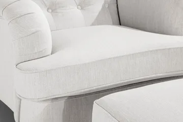 Howard Riviera Fåtölj med Fotpall - Linnebeige - Möbler - Fåtölj & stolar - Fåtölj - Howard fåtölj