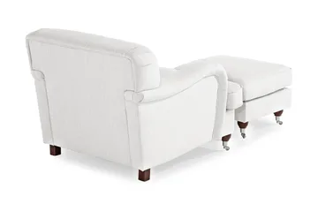 Howard Riviera Fåtölj med Fotpall - Linnebeige - Möbler - Fåtölj & stolar - Fåtölj - Howard fåtölj